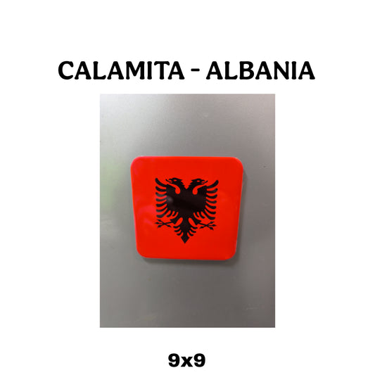 Calamita Albania - 9x9 cm